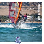 Windsurfing mocny wiatr Dahab przedżaglowanie