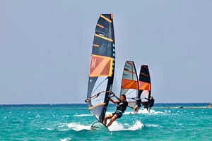 Polscy instruktorzy windsurfingu Rodos Wavecamp