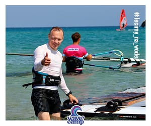 wyjazdy na windsurfing Grecja Marcin Łukaszewicz