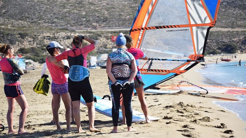 wyjazdy windsurfingowe dla kobiet